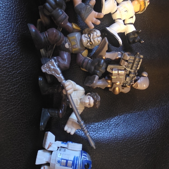 Imaginext Hasbro Star Wars Galactic Heroes Figures Toy Lot X28 Action Figures - Picture 5 of 14